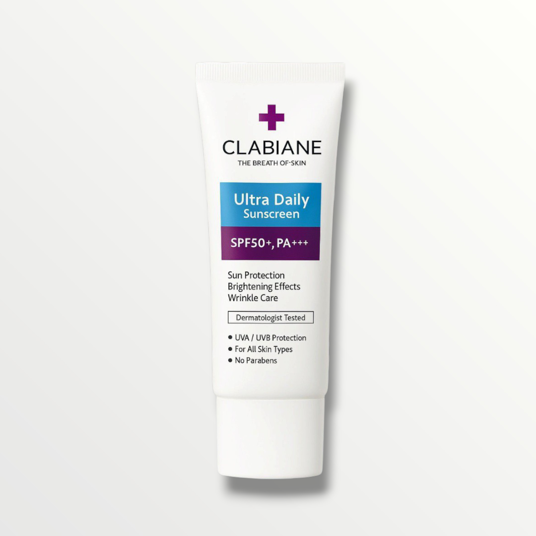 واقي شمس كلابيان الترا ديلي SPF50+ لحماية وتفتيح البشرة - تركيبة طبية كورية