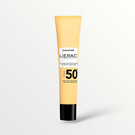 واقي شمس ليراك سونيسيم المخملي SPF 50+ لحماية فائقة ومكافحة الشيخوخة - 40 مل