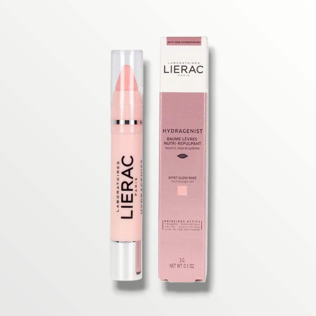 مرطب ليراك هيدراجينيست للشفاه - وردي لامع لتغذية وامتلاء فوري للشفاه